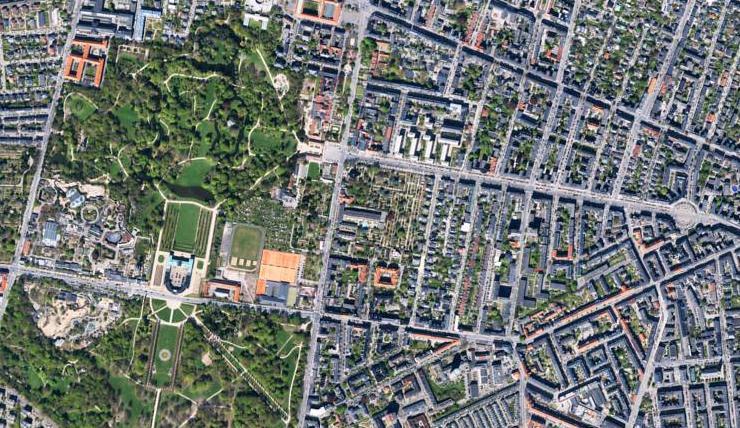 Frederiksberg fra luften