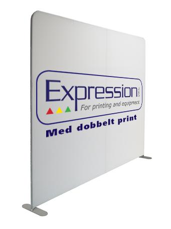 Baggrundsvæg med dobbelt print fra Expression til trykning og udstyr.