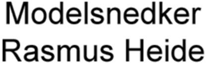 Modelsnedker Rasmus Heide