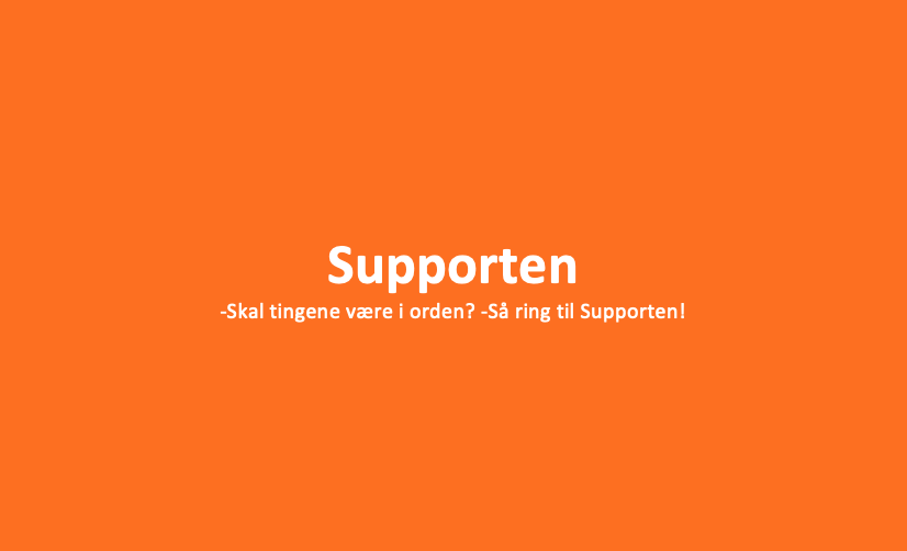 Supporten