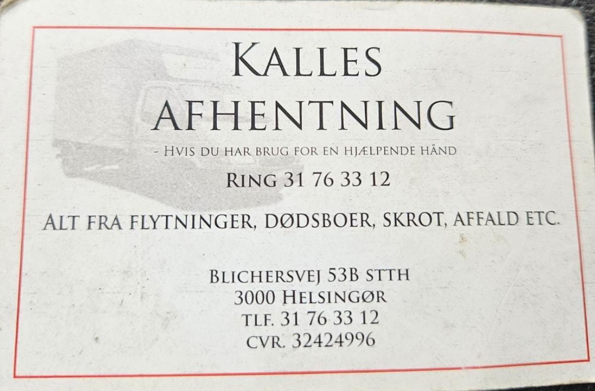Kalles Afhentning