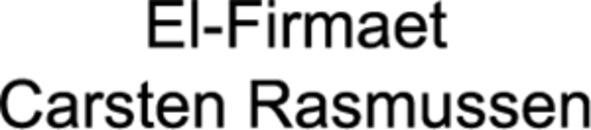 El-Firmaet Carsten Rasmussen ApS logo