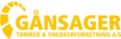 Gånsager Tømrer- & Snedkerforretning A/S logo
