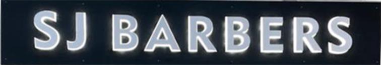 Sj Barbers logo