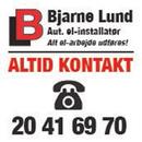Aut El-Installatør Bjarne Lund logo