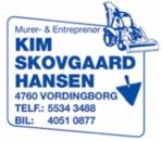 Murer & Entreprenørfirmaet Kim Skovgaard Hansen