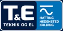 T&E Teknik & El ApS logo