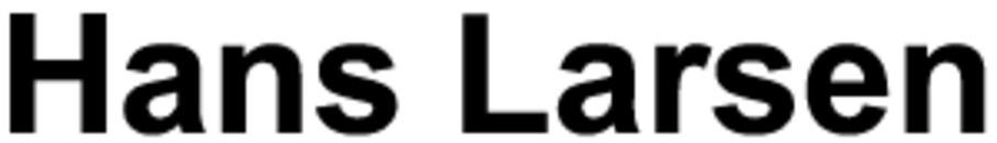 Hans Larsen logo