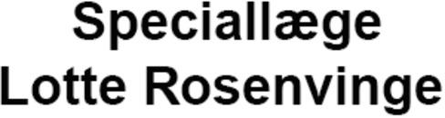 Speciallæge Lotte Rosenvinge logo