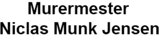 Murermester Niclas Munk Jensen v/ Niclas Munk logo