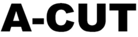 A-cut logo
