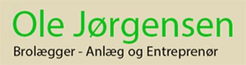 Ole Jørgensen anlæg & Brolæggerfirma logo