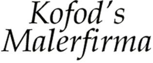 Kofod's Malerfirma logo