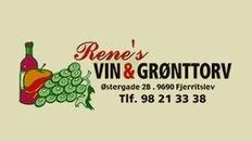 Rene's Vin & Grønttorv logo