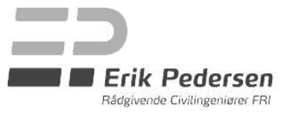 Erik Pedersen ApS Rådg. Civilingeniører logo