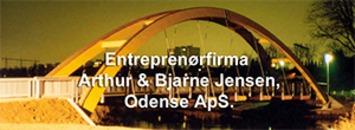 Entreprenørfirma Arthur & Bjarne Jensen, Odense ApS logo