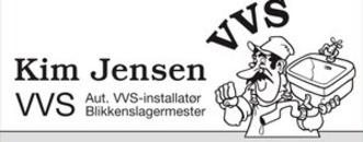 Blikkenslager Kim Jensen logo