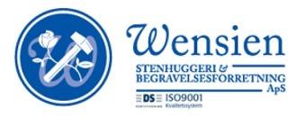 Wensien Stenhuggeri og Begravelsesforretning, Thisted logo