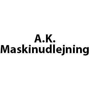 AK Maskinudlejning logo
